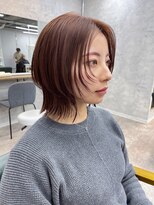 リミットバイアフィナー 大宮店(limit by Afinar)&nbsp;レイヤーボブ/顔まわりレイヤー/ピンクブラウン