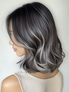 サンタフェ 日進岩崎店(Santa'Fe) 白髪ぼかしカラー/脱白髪染め/グレイカラー/大人女性