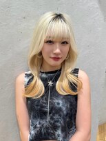 ロンドプランタン 恵比寿(Lond Printemps) イメチェン外ハネボブ美髪ワイドバングレイヤー縮毛矯正/恵比寿