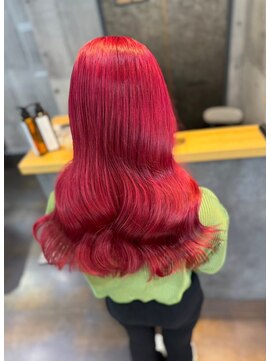 ミニョン(mignon) イメチェン/ホワイトブロンド/ワイドバング/越谷/南越谷