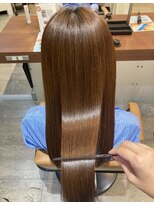エイクス ヘア デザイン×美髪クリニック 千葉(AQs hair design) ＊＊艶サラストレート＊＊