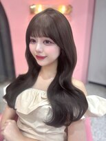 ボタン シブヤ(VOTAN SHIBUYA)&nbsp;アッシュグレー/グレージュ/韓国ヘア/渋谷/レイヤー/顔まわり