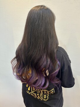 ヘアーデザイン アズール(Hair Design Azur) 【Azur】Inner × lavender