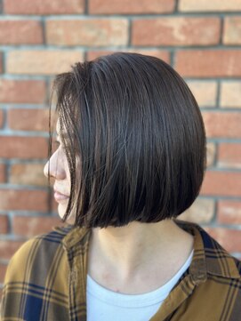 アン アオヤマ(Ann AOYAMA) ミニボブ/透明感ダークブラウン