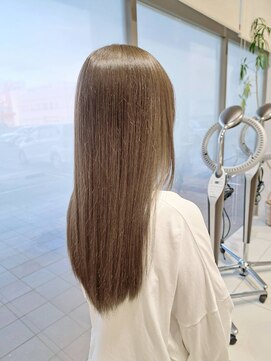 ミック ヘアアンドメイクアップ 高田店(miq Hair&Make up) マロングレージュ/モカグレージュ/秋カラー/透明感カラー