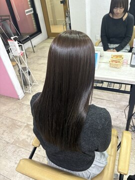 アジールヘア 所沢プロペ通り店(agir hair) ショコラブラウンダブルカラーブリーチイメチェン学割U24所沢