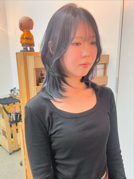 キューズ クラブ(cuz KLUB) フェイスレイヤーブルーブラック