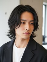 ロンドプランタン 恵比寿(Lond Printemps) ★センターパート/ミディアムウルフ/フェザーパーマ