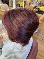 ルネッサンスヘアー ラファエロ(RAFFAELLO) レッドブラウン 艶々グレーカラー 発色の良い白髪染め