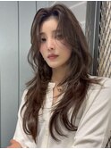 韓国顔周り/バタフライカット/ワンホンレイヤー/熊本