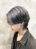 アンダーバーホワイト 鳳店(_WHITE)&nbsp;【メンズシルバー×エンドカラー】