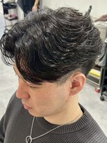 ナム 錦糸町(NAM)&nbsp;MEN'S HAIR/ブルーブラック/フェザーパーマ/錦糸町