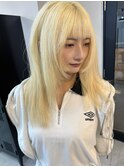 ☆抜きっぱなしブロンド×ブロンドカラー