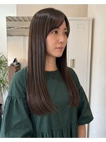 零秒女髪 千里丘店&nbsp;上品でまとまりやすい艶髪ロングヘアスタイル髪質改善艶感