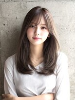 エレノア トーキョー 恵比寿(ELEANOAH TOKYO) ワンカール暗めカラー、デザインカラーフェイスフレーミング