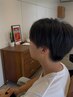 【会話控えめコース】カット＋シェービング