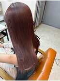 ピンクブラウン_艶カラー_髪質改善_R8106
