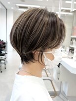 アッシュ 横浜西口店(Ash)&nbsp;ショートカット×ショートヘア×脱白髪染め×横浜