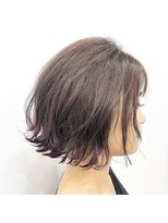 エトネ ヘアーサロン 仙台駅前(eTONe hair salon)&nbsp;【eTONe】透明感のあるピンクバイオレットの裾カラー