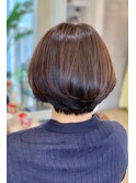 ひしがたラインが綺麗なショート
