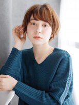 ヘアメイク ナル(hair make nalu)&nbsp;ナチュラルショートボブスタイル