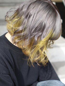 シィーム(cime) インナーカラーイエロー