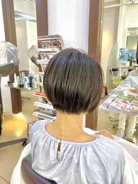 ヘアアーク(HAIR arc) 30代#40代#丸みショートボブ#大人ショート#奏の杜#京成津田沼