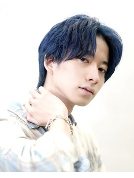 メンズヘアセンス 渋谷(MEN'S HAIR SENSE) センターパート　マッシュウルフ