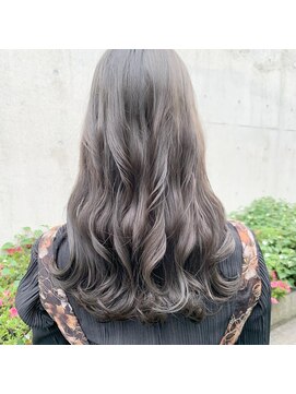 メゾンアクア 表参道(Maison ACQUA) ブリーチなしカラー 透明感 グレージュ オリーブ