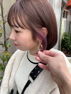 ボアップ 京橋店(boappu) #イヤリングカラー#バイオレット#ピンクカラー