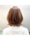  髪質改善縮毛矯正×ショコラアッシュ