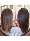 魔法のストレートケアルーガ&艶髪カラー