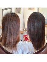 ナチュラル 鶴岡店(Natural)&nbsp;魔法のストレートケアルーガ&艶髪カラー