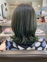 ヘア デザイン 虹いろのはさみ&nbsp;ふわふわ外はねボブ