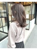 【NEU×石田】シークレットハイライト×フォギーベージュカラー