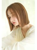 黒髪/ボブルフ/ネビージュ/小顔/ワンレン/髪質改善/グレージュ