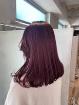 ガリカ 博多(Gallica)&nbsp;<入佐ひなの>柔らかくゆれる顔まわりレイヤーにラベンダーピンク