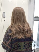 ヘアサロン ドット トウキョウ カラー 町田店(hair salon dot. tokyo color) 切りっぱなしボブ/エアリーロング/美髪/ピンクブラウン/町田