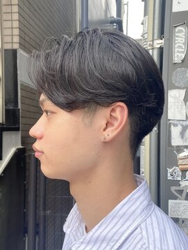 スー 渋谷(suu) メンズニュアンスパーマ波巻きスパイラルメンズパーマ