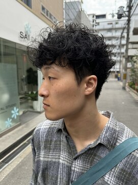 ヒカリス 中崎店(HIKARIS) メンズ × パーマ