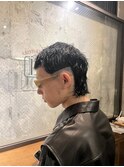 #バズカット#メンズウルフ#ウルフパーマ#メンズショート
