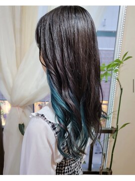 スマイロンナイロン ヘアー(smile on nylon hair) スモーキーグリーン