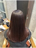 髪質改善ストレートカラー