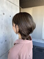 アンツ サザンリゾート 茅ヶ崎店(ANT'S Southern Resort) こなれショート/カーキベージュ/ヘルシースタイル/斜めバング