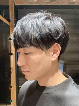 オーガニック アトリエ 大宮(organic+atelier) 爽やかメンズ束感ツーブロックマッシュナチュラル黒髪