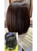 地毛風ストレートBeforeafter