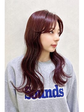 イタクラ 赤道店 (ITAKURA) 韓国風ヘア／韓国巻き／レッドブラウン／暖色系カラー