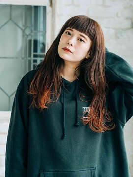 ココカラーアンドカット マルナカ福富店(CoCo Color&Cut) パッツンワイドバング×ロング☆20代30代40代50代