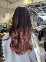 ロア インターナショナル 新宿店(LoA International)&nbsp;ピンクブラウンバレイヤージュ