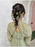 つやふわ編み下ろしヘア